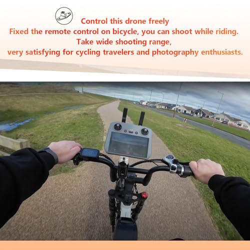 RC RC2 Bicycle Bracket Mount Adapter for DJI Air 3/Mini 4 Pro/Mini 3/Mini 3 Pro Remote Control Cycling Bicycle Handlebar Holder Clamp Bracket Base Remote Control with Screen Accessory