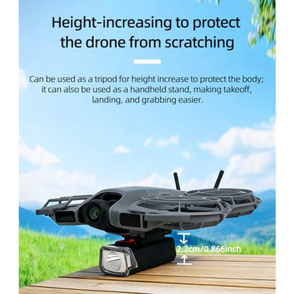 Night Flight Light Compatible with DJI NEO 2 Drone, Rechargeable Mount Spotlight Fill Light with 3 Modes, Type-C Charging Night Light for DJI NEO 2 Accessories