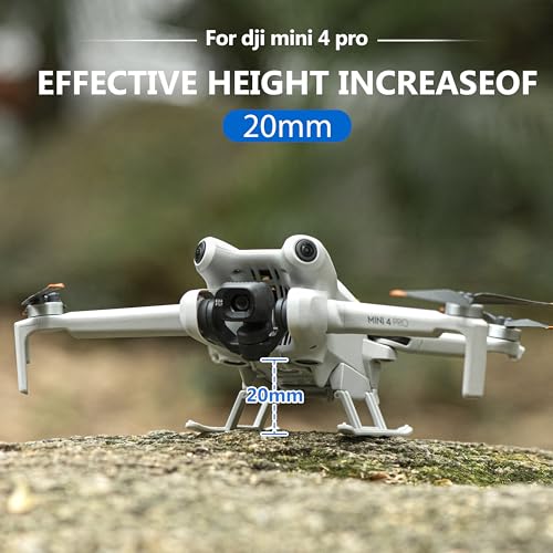 STARTRC PHOTO Mini 4 Pro Landing Gear for DJI Mini 4 Pro Drone Accessories，Landing Leg Protector Extended Foldable Feet
