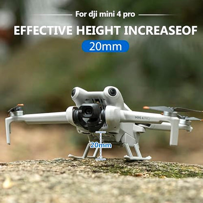 STARTRC PHOTO Mini 4 Pro Landing Gear for DJI Mini 4 Pro Drone Accessories，Landing Leg Protector Extended Foldable Feet