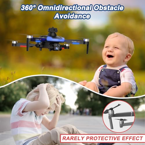 Drone with Camera for Kids, 1080P HD FPV Foldable Drones for Beginners