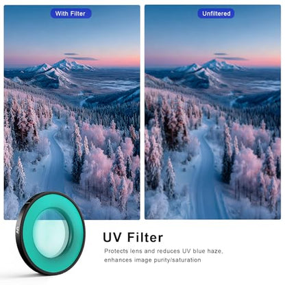 Haoge UV Filter for DJI Osmo Nano, Multi Coated Lens Protect Filter,Ultra Slim Aluminum Frame HD Optical Glass with Screen Protector - style: NA-UV