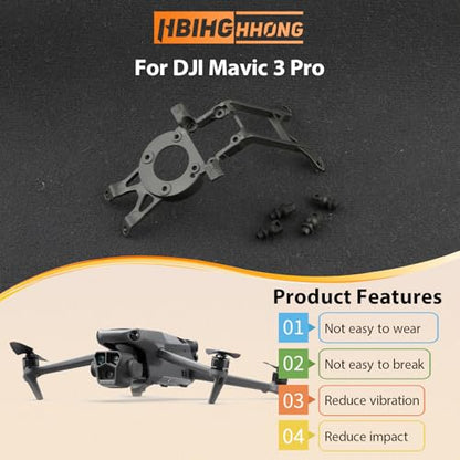 Replacement for DJI Mavic 3 Pro Gimbal Camera Shock Lower Bracket with Shock Absorber Ball for Mavic 3 Pro Damper Rubber Gimbal Mounts Accessories Parts