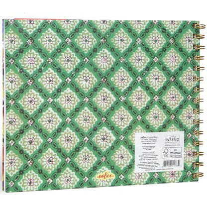 eeBoo Mushrooms Spiral Bound Sketchbook, 80 Pages, 9.5" x 7.5" - style: Mushrooms