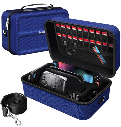 ivoler Carrying Storage for Nintendo Switch 2 2025 All in One Case DarkBlue - color: Dark Blue, size: 7.9''