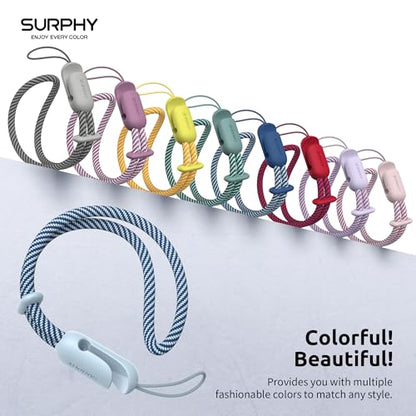 SURPHY 2 Pack Phone Lanyard, Phone Wrist Strap for Case, Camera Wrist Strap - color: Cloud Blue & Blue Jay