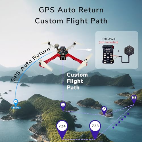 Radiolink M10N SE100 Drone GPS Module Ublox M10050 Chip High Positional Accuracy Works with GLONASS/BeiDou for APM Pixhawk Flight Controller DIY FPV Drone, Quad and More