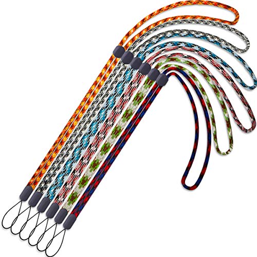 Foshine Lanyards,Adjustable Lanyard 6pcs Colors long Neck Lanyards Straps - color: 6 Colors