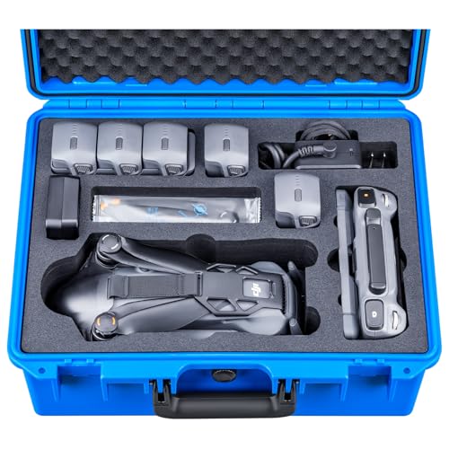 Lykus Titan M400 Hard Case for DJI Mavic 4 Pro and DJI RC Pro 2/RC2 - color: Blue