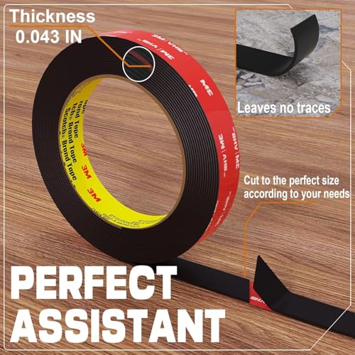 tapify Double Sided Tape Heavy Duty 1/2in x 16.5FT - size: 1/2 IN x16.5FT