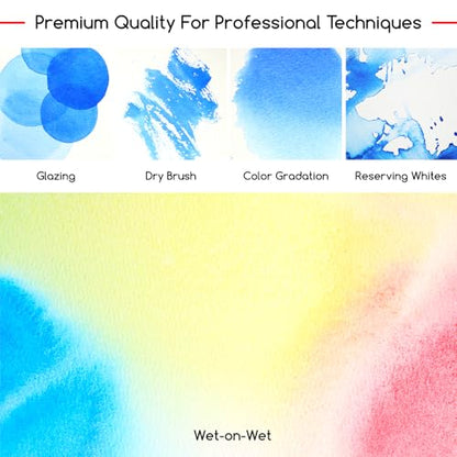MEEDEN Professional Artist Watercolor Paint: Light Green - 15ml/0.5oz - color: Light Green