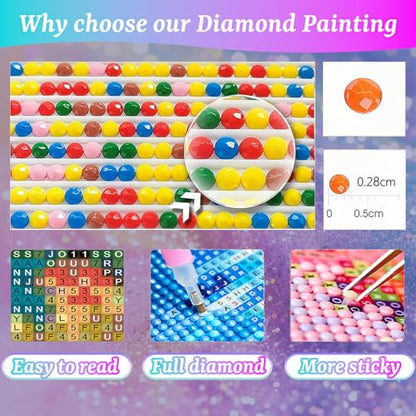 Artykapby Diamond Art Kits for Adults Beach,Beach Diamond Painting12x16inch - color: KPZSH002