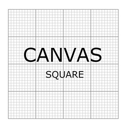 5Pcs/Lot 20x20CM Diamond Painting Canvas with Glue, Round/Square Blank Grid Canvas Empty for Customized Projects - color: Square Canvas, size: 20x20CM-5PCS