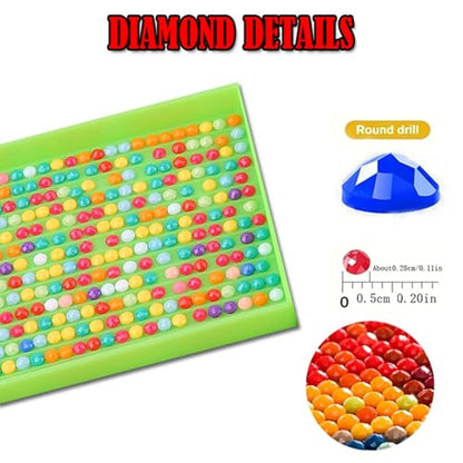 KUFWKEY Landscape DIY Diamond Painting Kit, Japanese Garden Scene Diamond Art Kits for Adults,5D Full Round Drill Diamond Mosaic Kits,DIY Diamond Dots for Beginners,12x16 inch - color: AM301