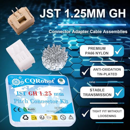 CQRobot JST GH 1.25mm Pitch 2-Pin Electronic Computer Connector Adapter - size: 2P, style: GH