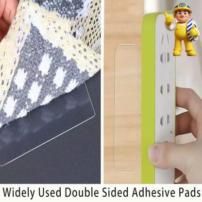 30PCS Double Sided Adhesive Pads for Mounting,3.62in x 1.38in - size: 30 Pieces - Rectangle (3.62 inch x 1.38 inch)