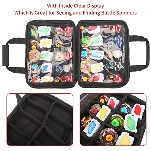 Battle Spinner Carrying Case, 20 Slots Storage Bag