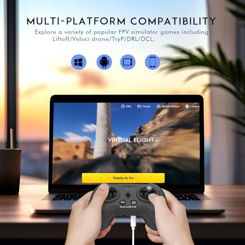 APEXFPV FPV Drone Kit,FPV Goggles Beginners Drone,Indoor&Outdoor drone,Trainer Mode,Turtle Mode,Black Box,Anti-loss Beeper,Optical Flow Fixed Point,Drop-resistant,Have Video Tutorials.VR70-4.0