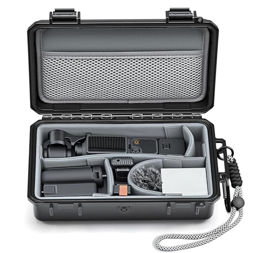 Waterproof Hard Case for Insta360 X6/Luna Ultra /Osmo Pocket 3 & Pocket 4