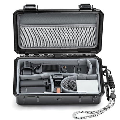 Waterproof Hard Case for Insta360 X6/Luna Ultra /Osmo Pocket 3 & Pocket 4