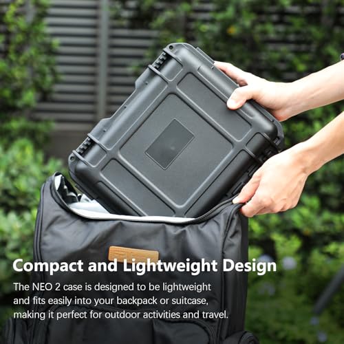 FPVtosky NEO 2 Case, Waterproof HardCase for DJI NEO 2 Fly More Combo Accessories, fits DJI RC-N3 Remote Controller [CASE ONLY]