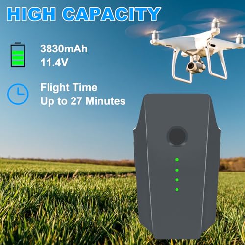 Mavic Pro Battery, 2 Pack 3830mAh 11.4V Intelligent Flight Battery for DJI Mavic Pro/Pro Platinum/Pro White
