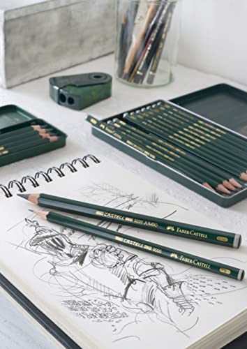 Faber-Castell, Castell 9000 Jumbo 6B, Top-Quality Graphite Pencil for Writing, Drawing and Sketching - style: Classic