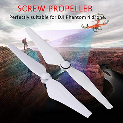 Alomejor 2 Pairs Replacement Drone Propeller Blades for Quadcopter - High-Performance Drone Accessories | 2-Pack Compatible with Most Quadcopter (Black)