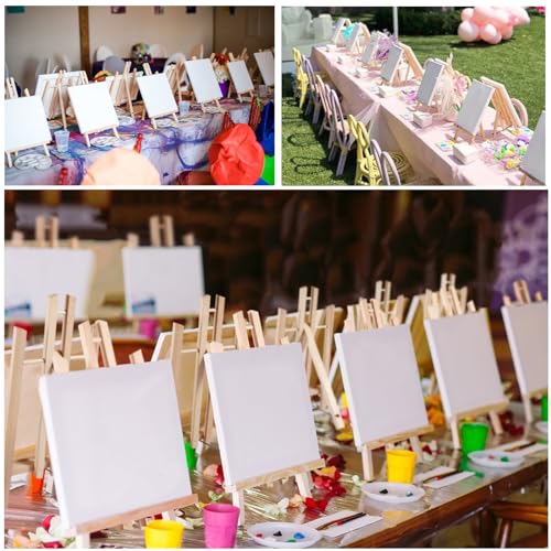 Falling in Art 12 Inch Tabletop Wood Display Easel Stand, 12 Pack - style: 12"- 12p