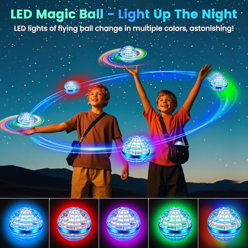 Flying Orb Ball Toy, 2026 Upgrade Hand Controlled Hover Ball - color: Bright Blue, size: 1 Pack