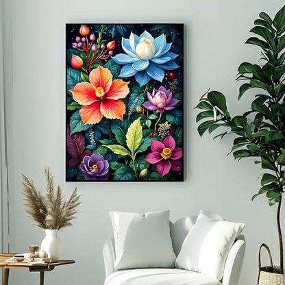 Flowers Diamond Art Kits for Adult Diamond Painting Kit for Beginner - color: DP03626