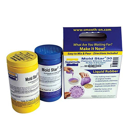 Complete Mold Making & Casting Kit – Includes Mold Star 30 Platinum Silicone Rubber, Ease Release 200 Spray, and Smooth-Cast™ 300 Resin