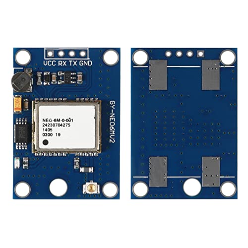 1 Set GY-NEO6MV2 NEO-6M GPS Module NEO6MV2 with Flight Control EEPROM MWC APM2.5 Large Antenna for Arduino, Raspberry Pi, ESP32(1PCS GPS Module) - color: 1PCS