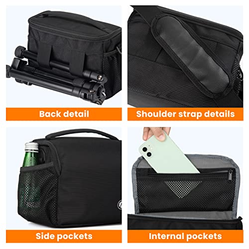 TARION Compact Camera Sling Messenger Bag for DSLR Mirrorless 4L TSB-S - size: TSB-S (4 Liters)