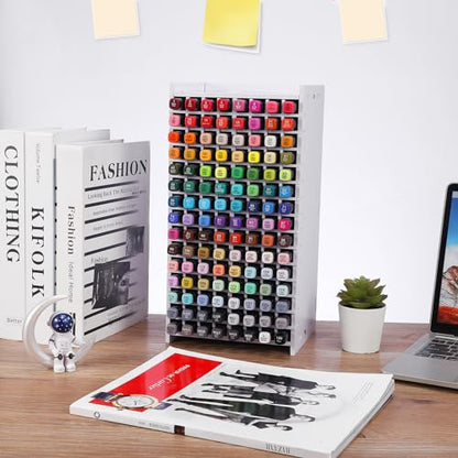 Marker Organizer,120 Slots Marker Holder Organizer with Divider