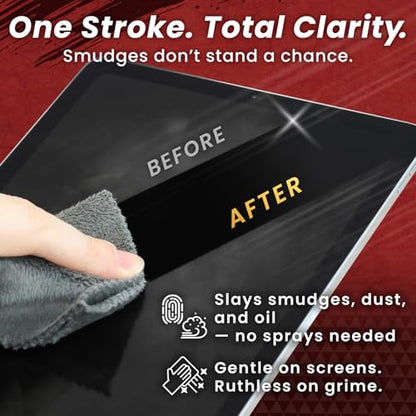 BELLEMOND 「Samurai Cloth」 Japanese Microfiber Cleaning Cloth, Medium 2 Pack - size: 2 Set - Medium: 8” × 8”