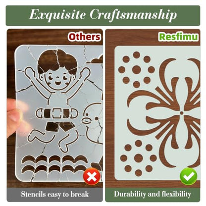 Mandala Stencils for Crafts Reusable 16Pcs Stencils(6X6 Inch) - color: Mandala 2