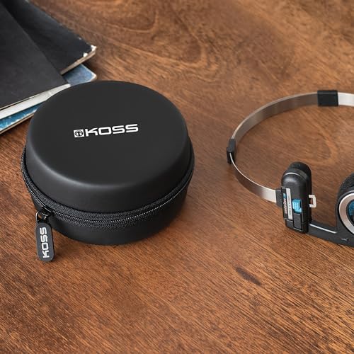 Koss Porta Pro Official Hard Carry Case, Black, Designed for Porta Pro