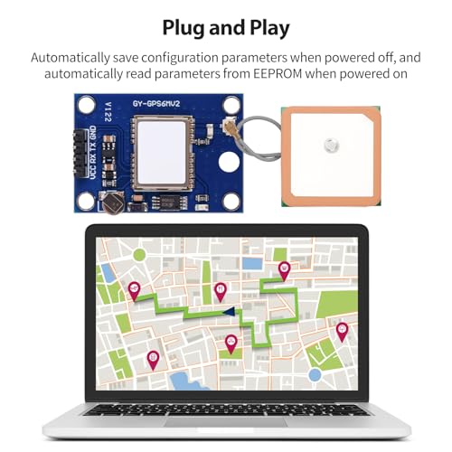 GY-NEO6MV2 NEO-6M GPS Module for Arduino, STM32, Raspberry Pi, ESP32 2pcs - size: 2