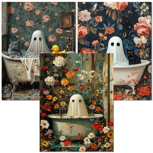 3 Pack Diamond Art Kits for Adults Halloween Diamond Painting Kit 12x16inch - color: 3 Pack Halloween-D, size: 11.8 × 15.7 in (30 × 40 cm)