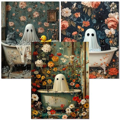 3 Pack Diamond Art Kits for Adults Halloween Diamond Painting Kit 12x16inch - color: 3 Pack Halloween-D, size: 11.8 × 15.7 in (30 × 40 cm)