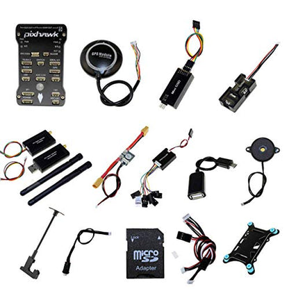 Pixhawk PX4 PIX 2.4.8 Flight Controller NEO-M8N GPS 3DR 915Mhz Radio Telemetry Set OSD Module PPM Module I2C Splitter Expand Module Power Module for FPV Quadcopter Multirotor …