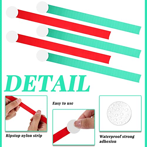 Siifert 4 Sets Nylon Air Flow Tels Flow Rope with 7 Sheets Adhesive Discs Sailboat Wind Direction Indicators for Sail