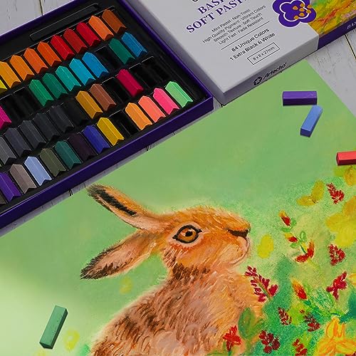 Artecho 66pcs Soft Pastels, 64 Colors - style: 64 colors short