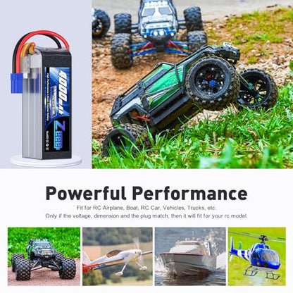 Zeee 6S Lipo Battery 4000mAh 22.2V 100C with EC5 Connector