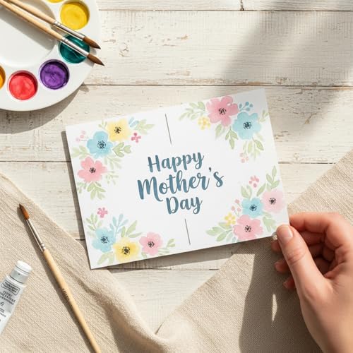 30 Watercolor Cards with Envelopes, 4 x 6 in, 300 GSM Cotton Paper