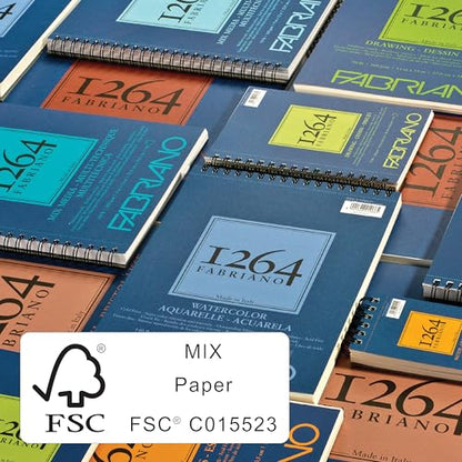 Fabriano 1264 Bristol Pad, Vellum, 11" x 14" - size: 11 x 14