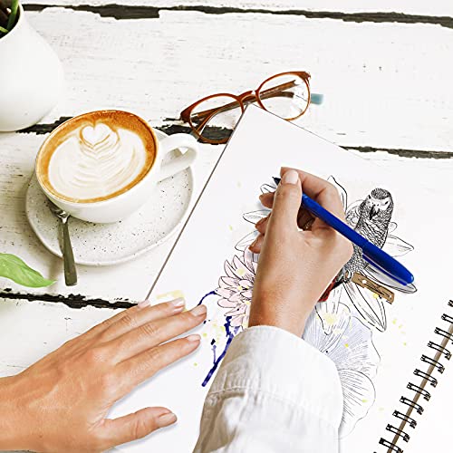 Coboll Sketch Book - Hardcover Sketch Pad, 9" x 12", 112-Sheet, 68 lb/110 GSM, Durable Sketchbook Use with Pens, Pencils, Sketching Stick and More, for Professional Kids, Teens, Adults