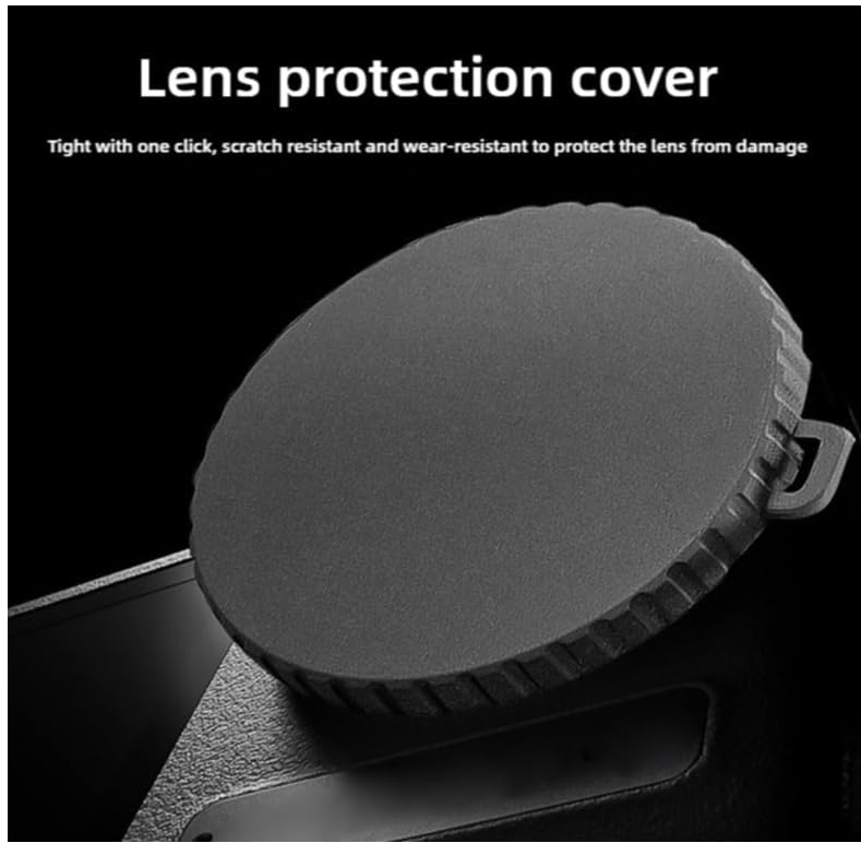 Silicone Lens Cap for DJI Osmo Action 6,Lens Cover from Crack Bumps Dust Scratch When Not Using（2PCS）