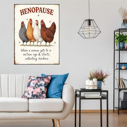 Lophomie Diamond Art Kits for Adults, 5D Chicken Diamond Painting Kit - color: Henopause Chicken Diamond Art